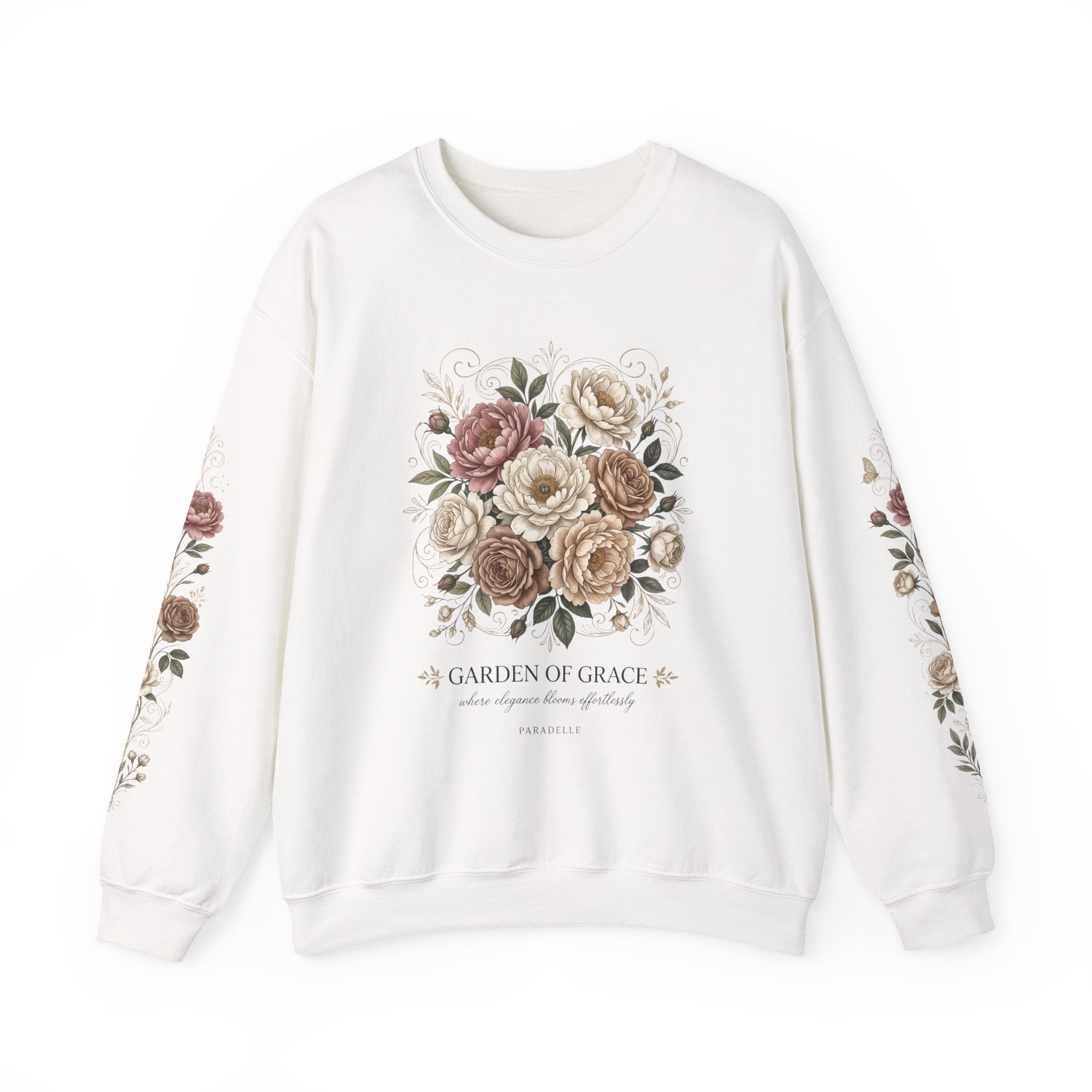 Garden of Grace Floral Crewneck