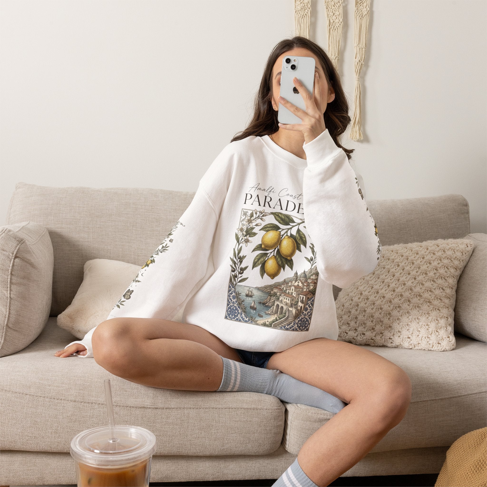Lemon Coast Crewneck Sweatshirt