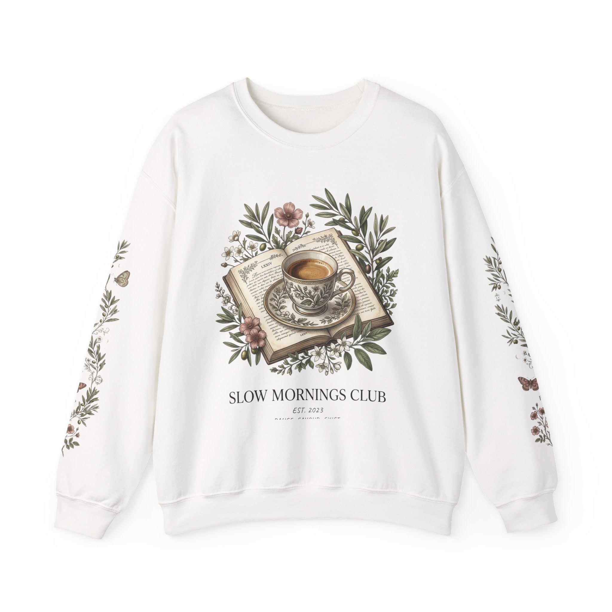 Slow Mornings Club Crewneck Sweatshirt