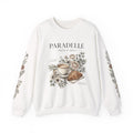 Cafe Coffee & Croissant Floral Graphic
