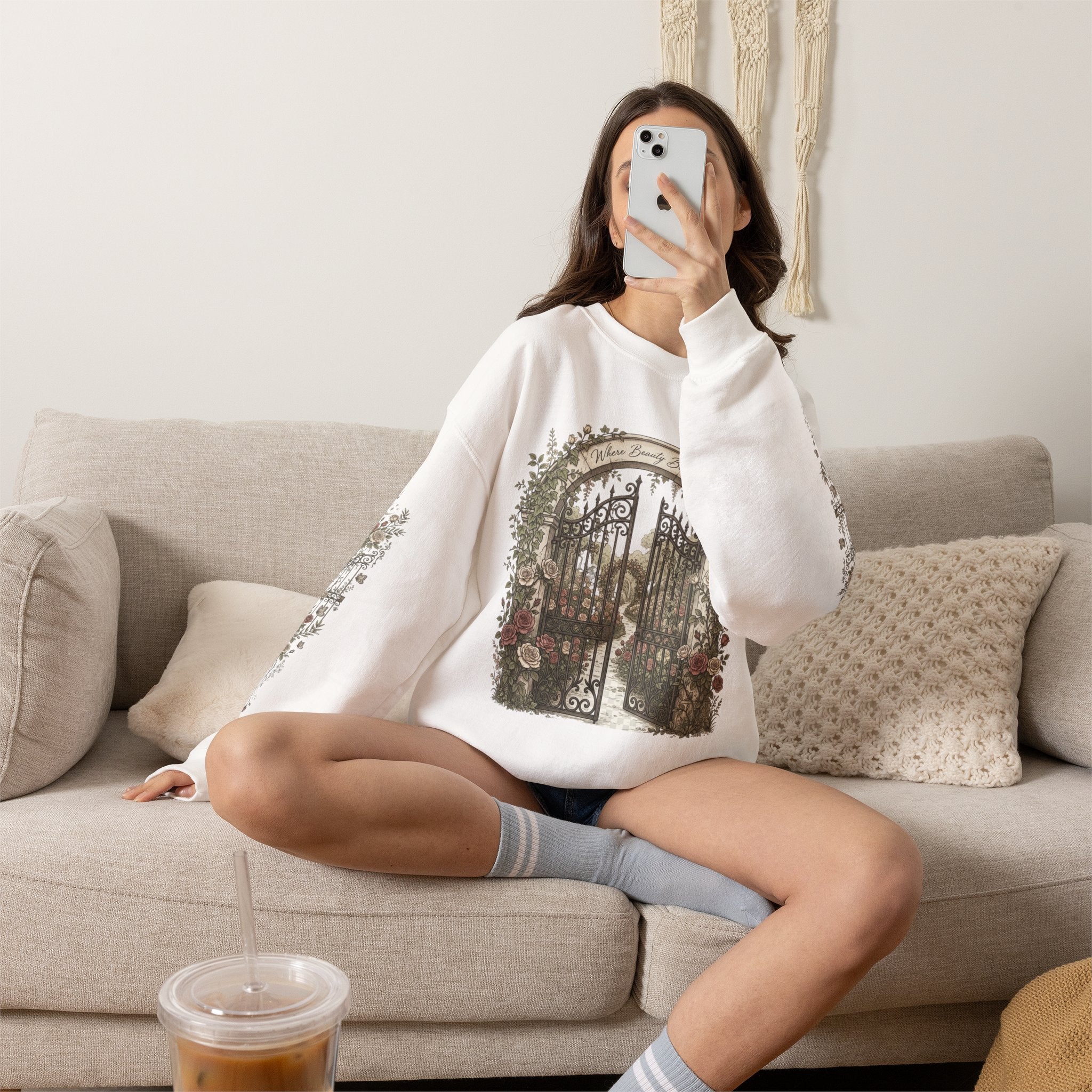 Garden Gate Crewneck Sweatshirt