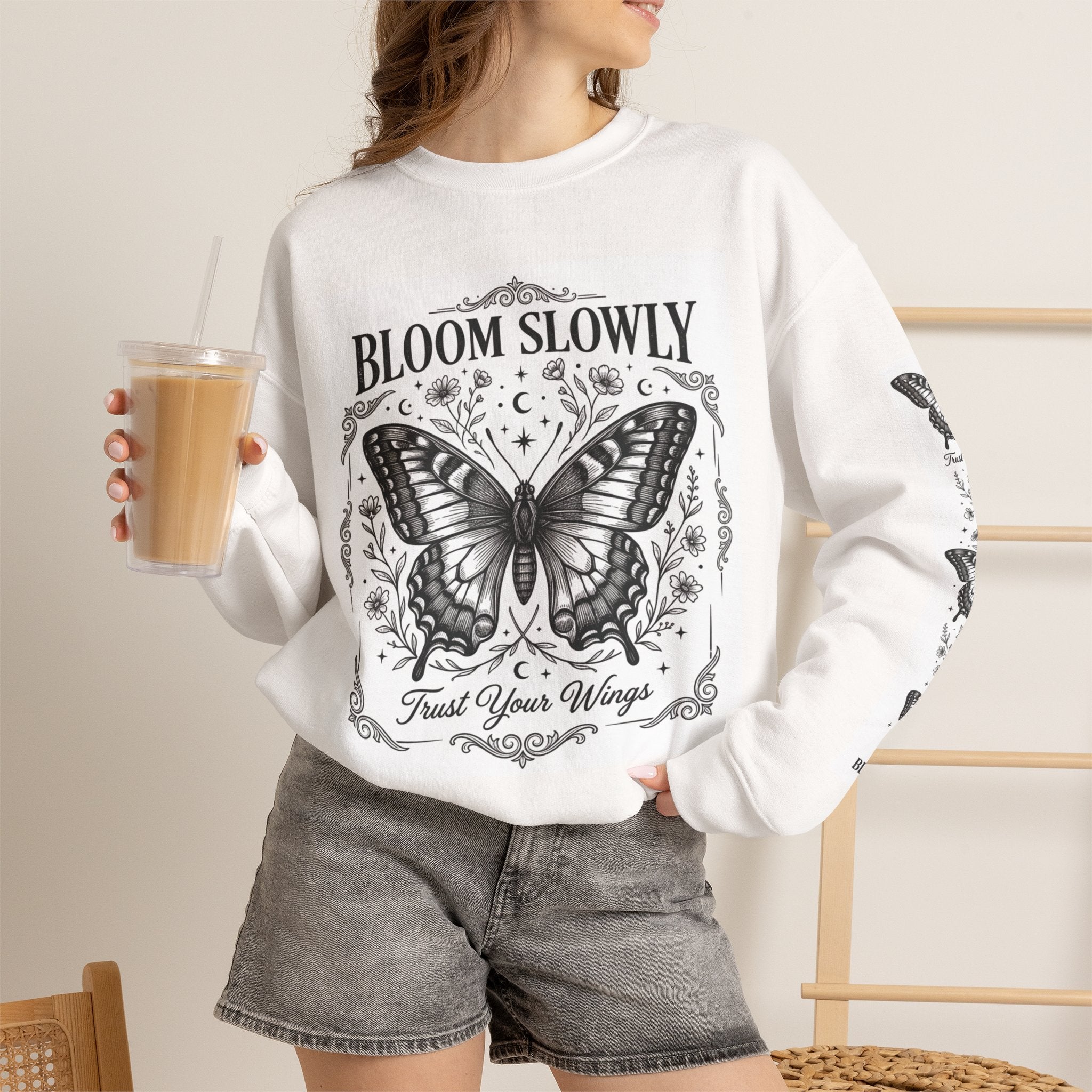 Vintage Butterfly Oversized Hoodie